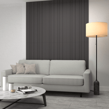Panel Decorativo Ranurado, Plata Oscuro, para Decorar tus Espacios X2