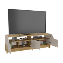 Mesa para TV Holt, Fresno Europeo y Capri, para televisor máximo 50"