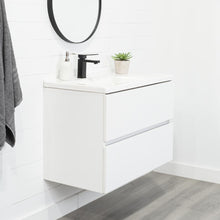 Mueble para Lavamanos Notam, Blanco Duqueza, con dos cajones