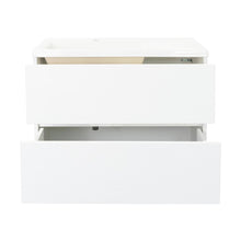 Mueble para Lavamanos Notam, Blanco Duqueza, con dos cajones