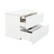 Mueble para Lavamanos Notam, Blanco Duqueza, con dos cajones