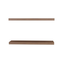Repisa Flotante Maca X2, Café Espresso, con espacio para ubicar objetos ZF