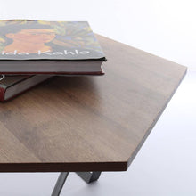 Mesa De Centro Nice 36x80x80cm Amaretto Patas Metalicas