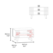 Mesa de Centro Shane, Wengue y Fresno Europeo, con diseño moderno ZF
