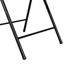 Silla Plegable Dako, Blanco, espaldar y asiento en material plastico y patas metálicas X2