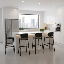 Butaco para Barra Rio, Color Negro, Diseño Moderno