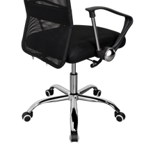 Silla Oficina X-50B, Wengue, con Cómodo Espaldar y Rodachines