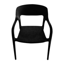 Silla de Cafetería Vita Con Brazo Negra, Negro