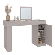 Mueble Tocador Ivak, Capri, con espacio para ubicar maquillaje incluye espejo