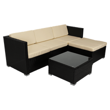 Sala de Exterior Milano , Negro y Blanco Hueso