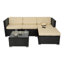 Sala de Exterior Milano , Negro y Blanco Hueso