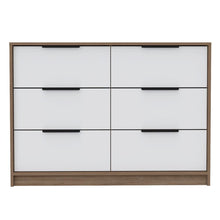 Organizador Wesley, Miel y Blanco, con 4 Cajones X2