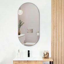 Espejo Ovalado Gate, con Marco Negro