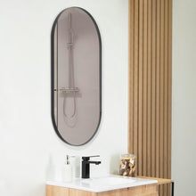 Espejo Ovalado Gate, con Marco Negro