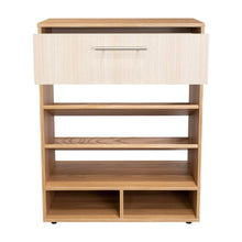 Zapatero Sevin, Fresno Europeo y Mallado, con un cajón y espacio para colocar zapatos