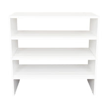 Zapatero Apilable Silap, Kronos Blanco, con capacidad para 6 pares de zapatos ZF