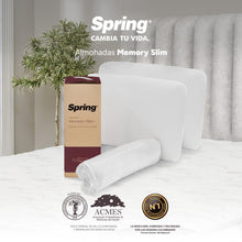 2 X 1 Almohada Spring Memory Slim