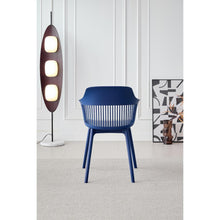 Silla Con Cojin Max, Color Azul, Con espaldar y cojín X4