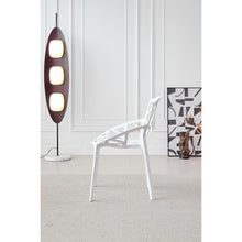 Silla Roxy, Color Blanco, Con espaldar y diseño Moderno X2