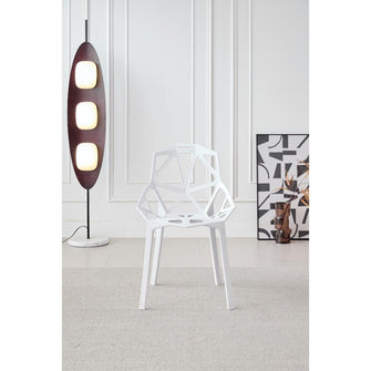 Silla Roxy, Color Blanco, Con espaldar y diseño Moderno