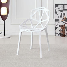 Silla Roxy, Color Blanco, Con espaldar y diseño Moderno