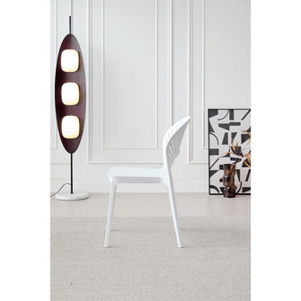Silla Paraiso, Color Blanco, Con espaldar y diseño Moderno