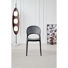 Silla Paraiso, Color Negro, Con espaldar y diseño Moderno X4