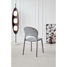 Silla Paraiso, Color Gris Oscuro, Con espaldar y diseño Moderno X2