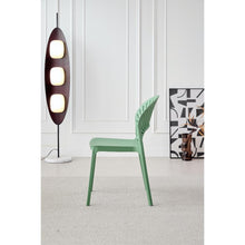 Silla Paraíso, Color Verde Oliva, con Espaldar y Diseño Moderno