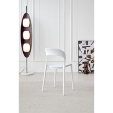 Silla Patrick, Color Blanco, Con espaldar y diseño Moderno X4