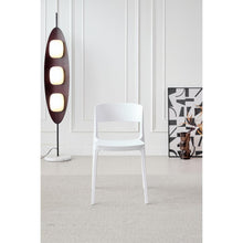 Silla Monaco, Color Blanco, Con espaldar y diseño Moderno X2