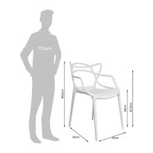 Kit por 2 Silla Solna Para Sala Comedor Jardín - Blanca