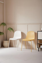 Set de 4 Sillas con Cojín Aiara, Color Blanco, Diseño Moderno