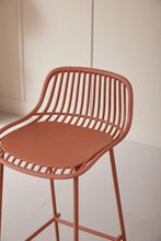 Butaco para Barra Tulum, Color Terracota, Diseño Moderno X2