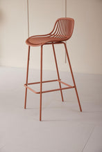 Butaco para Barra Tulum, Color Terracota, Diseño Moderno X2