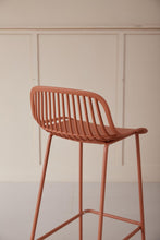 Butaco para Barra Tulum, Color Terracota, Diseño Moderno X4