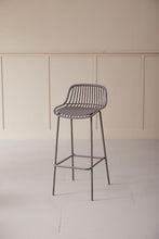 Butaco para Barra Tulum, Color Taupe, Diseño Moderno X4