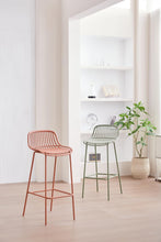 Butaco para Barra Tulum, Color Terracota, Diseño Moderno