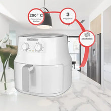 Freidora de Aire Black And Decker 4.5 , Blanco