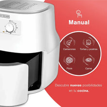 Freidora de Aire Black And Decker 4.5 , Blanco