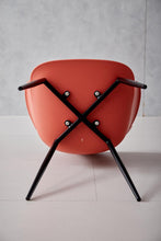 Silla Miami con Brazos, Color Rojo, Con espaldar y diseño Moderno