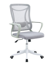 Silla de Escritorio Crown, Gris, ergonómica con altura ajustable