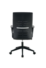 Silla de Escritorio Vertex, Negro, ergonómica con reposabrazos