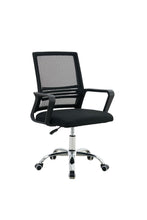 Silla de Escritorio Imperial, Negro, ergonómica con reposabrazos