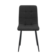 Set de 4 Sillas Flex, Color Negro, Con espaldar y diseño Moderno