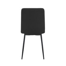 Set de 4 Sillas Flex, Color Negro, Con espaldar y diseño Moderno