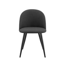 Set de 4 Sillas Core, Color Negro, con Espaldar y Diseño Moderno