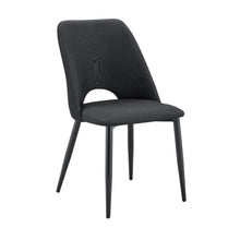 Set de 2 Sillas Urban, Color Negro, con Espaldar y Diseño Moderno