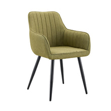 Set de 6 Sillas Neo, Color Verde, con Espaldar y Diseño Moderno