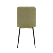 Set de 4 Sillas Flex, Color Verde Oliva Claro, con Espaldar y Diseño Moderno